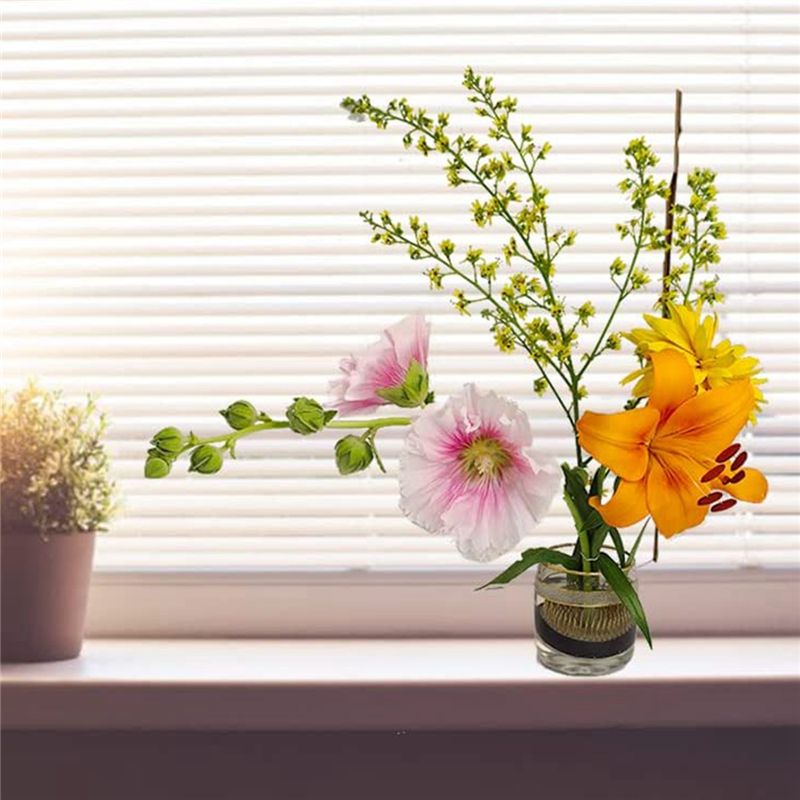 Flower Frog Pin - 【クリアランスセール】フラワーフロッグホルダー3個、2インチの丸いフラワーアレンジメント用ケンザン、花の固定や装飾用の日本製ピンフロッグ