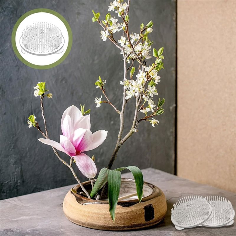 A03F-花瓶用、生け花ウェディングフラワーフロッグ-透明プ - Flower Frog Pin のレビューと価格