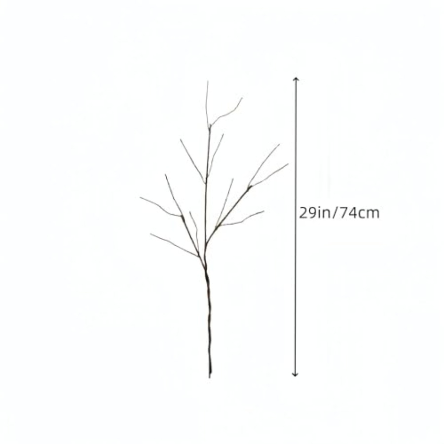 曲げられるカーリーウィローブランチ、花瓶用伸縮性のある人工枝 - Branch Curly Willow のレビューと価格