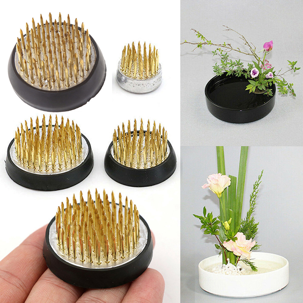 ゴム製ケンザン 針状花留め具 イケバナホルダー アート固定ツ - Flower Frog Pin のレビューと価格