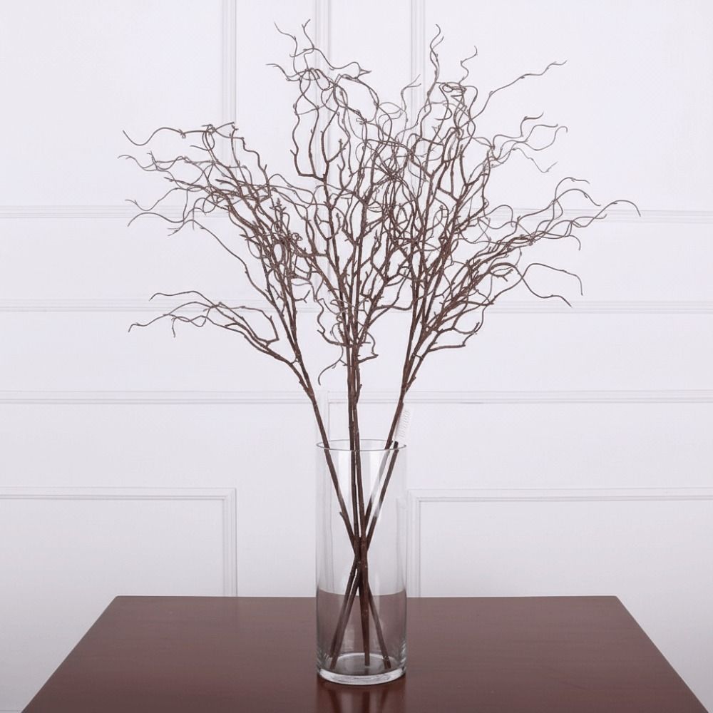 120cmの長さの人工柳の枝、4股の柔らかい質感のシミュレー - Branch Curly Willow のレビューと価格