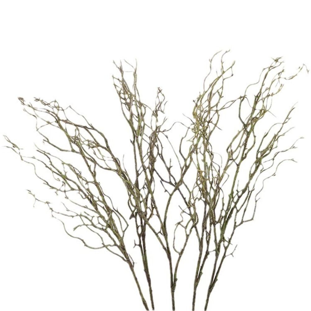 120cmの長さの人工柳の枝、4つの枝を持つリアルなデザイン - Branch Curly Willow のレビューと価格